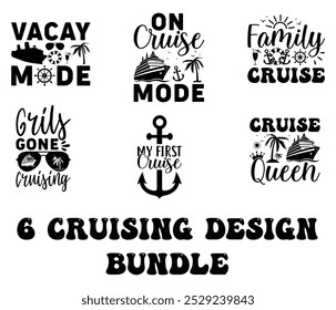 Paquete de diseño de crucero, diseño de crucero para cricut de archivo cortado