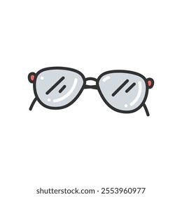 Cruise Doodle Illustration - Glasses