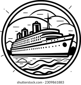Cruise - High Quality Vector Logo - Vector illustration ideal for T-shirt graphic