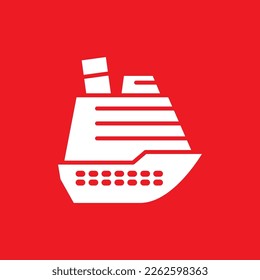 Cruise icon, common graphic resources, vector illustration.