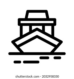 cruise icon or logo isolated sign symbol vector illustration - high quality black style vector icons
