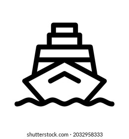 cruise icon or logo isolated sign symbol vector illustration - high quality black style vector icons
