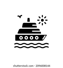 CRUISE icon in vector. Logotype