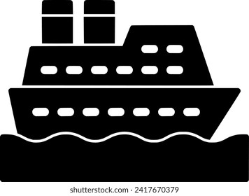 cruise illustration yacht silhouette ocean logo travel icon marine outline ship sea sailboat transportation nautical boat transport water sail shape vessel trip cargo vector graphic background