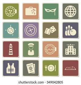 Cruise label icons for web