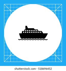 Cruise Liner Icon