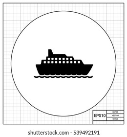 Cruise Liner Icon