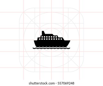 Cruise Liner Icon