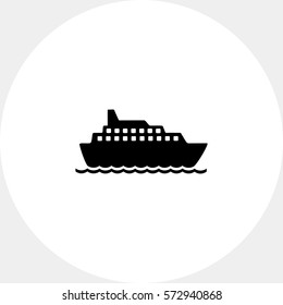 Cruise Liner Icon