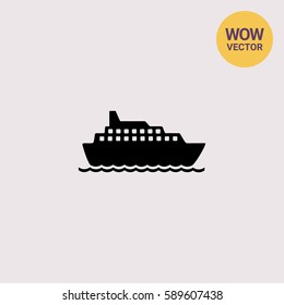 Cruise Liner Icon