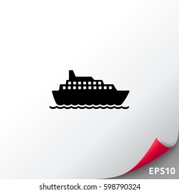 Cruise Liner Icon