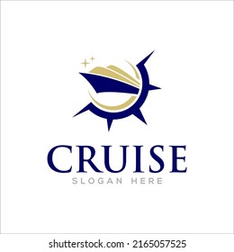 Cruise logo vector, Cruise logo design template