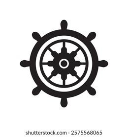 The cruise logo,ship steering logo, boat, yacht, rope, maritime, anchor. Logo for business, sailor, sailing, tourism