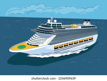 Cruceros por el mar azul