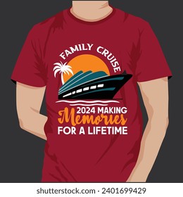 Cruise quote t-shirt design graphic