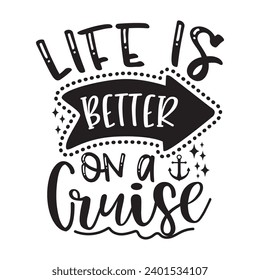 Cruise Quotes Illustration, Boat Life, Boating and Cut Files for Crafters, cruise ship, anchor, boat, oh ship it svg