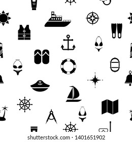 cruise seamless pattern background icon.