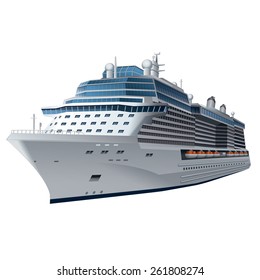 cruise ship - Shutterstock ID 261808274