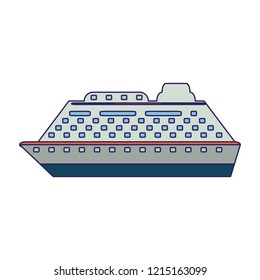 Cruise ship cartoon