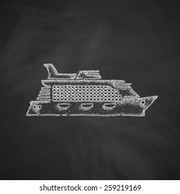 cruise ship icon