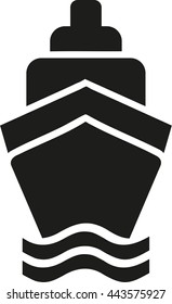 Cruise ship icon
