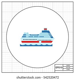 Cruise Ship Icon