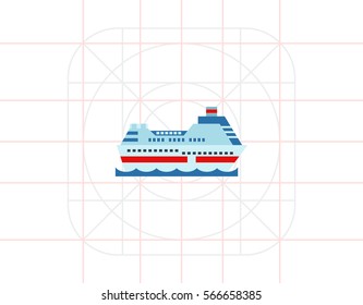 Cruise Ship Icon