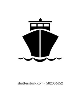 Cruise ship icon