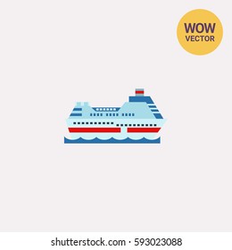 Cruise Ship Icon