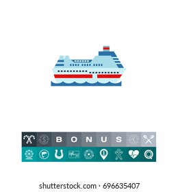 Cruise Ship Icon