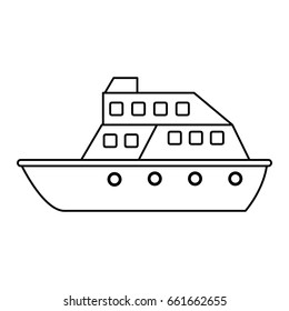 cruise ship icon image 
