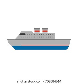 cruise ship icon image