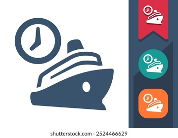 Cruise Ship, Cruise Icon. Professional, pixel perfect icon. EPS 10 format.