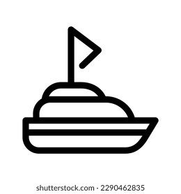 Cruise Ship Icon Vector Symbol Design Illustration