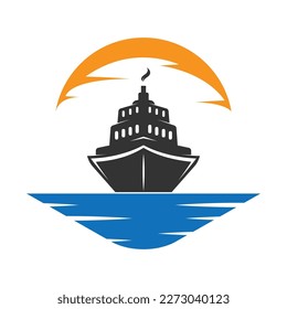 	
Design-Vorlage für das Logo des Kreuzfahrtschiffes	
