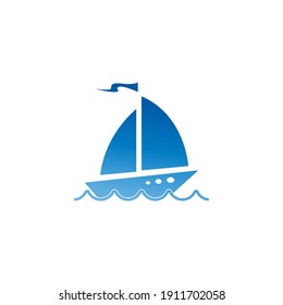 Icono de logotipo de crucero plantilla de diseño de vector ilustración