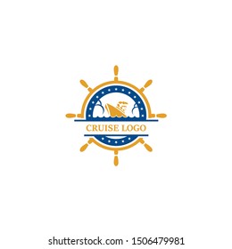 Cruise Ship Logo Inspirations template