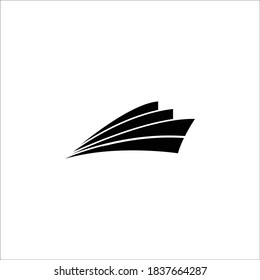 diseño de icono vectorial de plantilla de logotipo de crucero