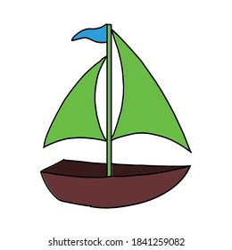 Cruise ship Logo Template vector icon illustration design, Ship logo, nautical sailing boat icon vector design