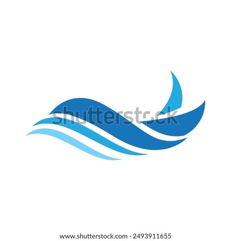 Cruise ship Logo Template vector icon illustration design