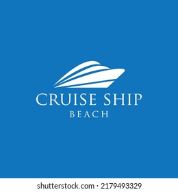 Cruise ship and Marine Logo Design Inspiration Vector