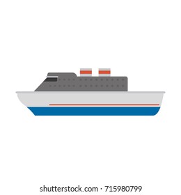 cruise ship sideview icon image 