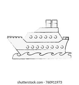 Cruise ship symbol