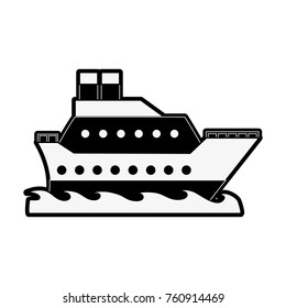 Cruise ship symbol