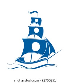 cruise ship vector format