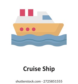Icono de Vector de crucero que puede modificarse o editarse fácilmente

