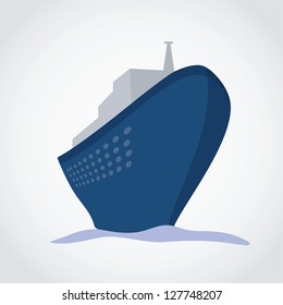 Cruise Ship - vector illustration