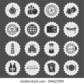 Cruise simply symbol for web icons and user interface