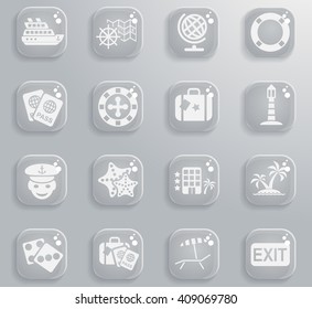 Cruise simply symbol for web icons and user interface