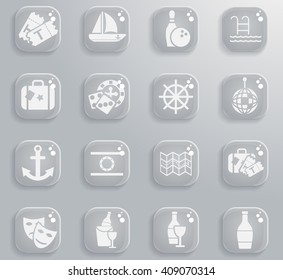 Cruise simply symbol for web icons and user interface